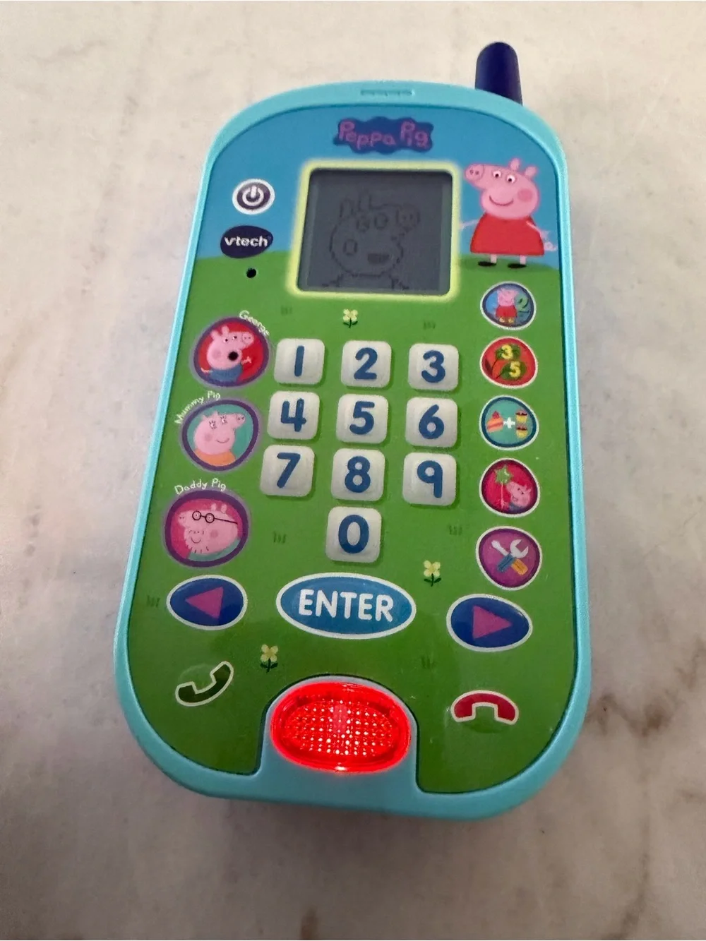 Peppa Pig Learning Phone - Teal, Blue and Green